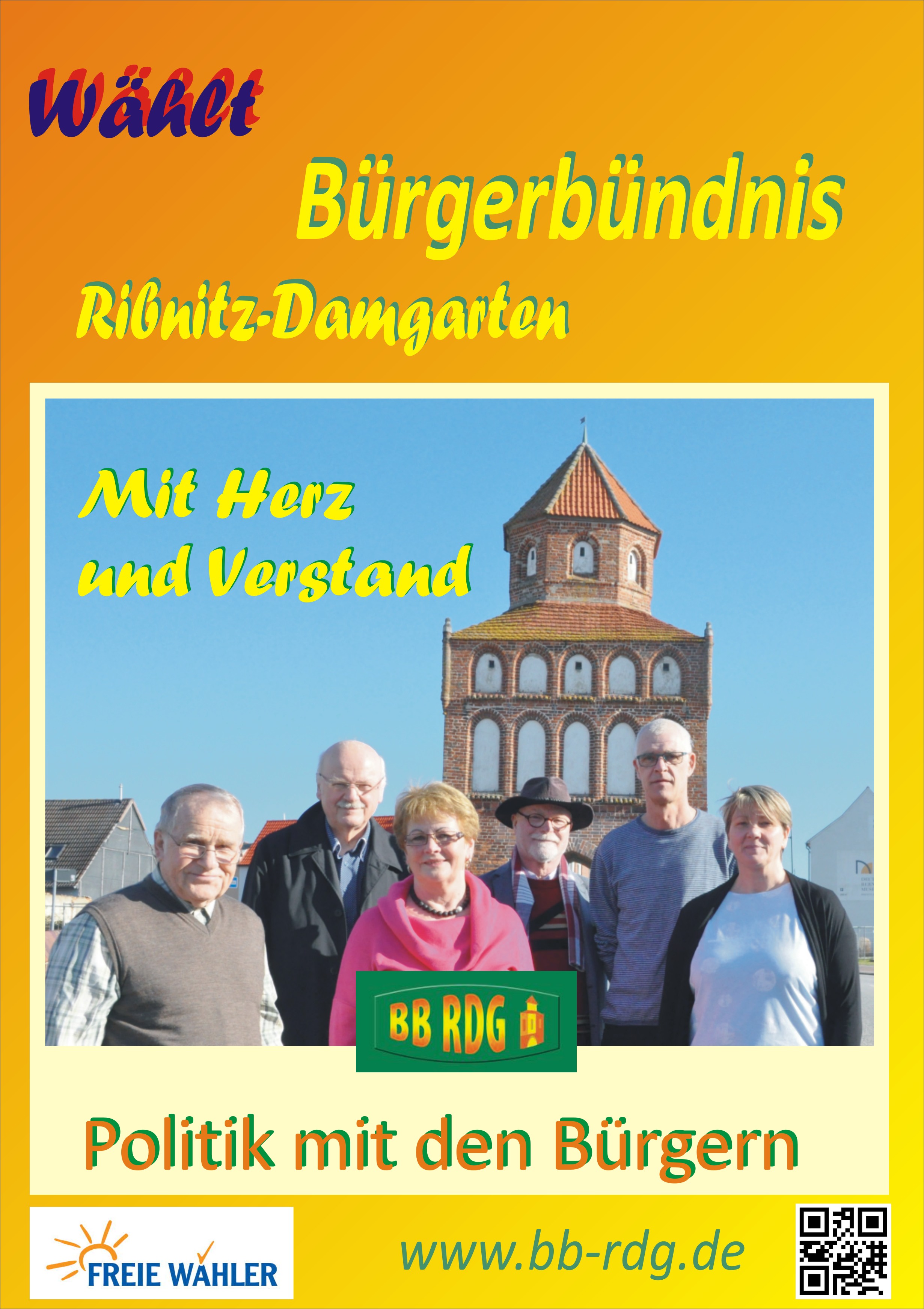Bürgerbündnis Ribnitz-Damgarten Plakat
